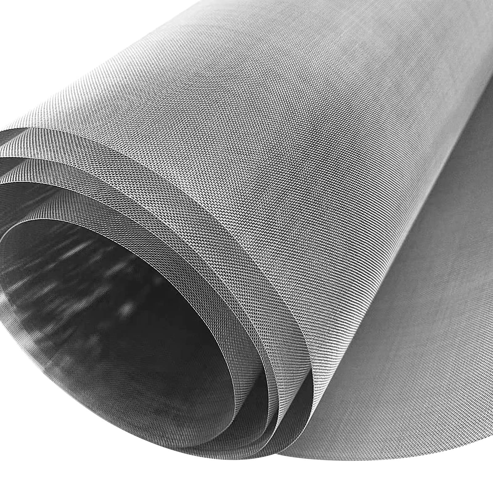 Heavy 250 Mesh Chicken Wire 1.6mm Stainless Steel Woven Ferrule Wire Mesh Fabric Strip Wire Cloth Plate Frame Grill Shelves