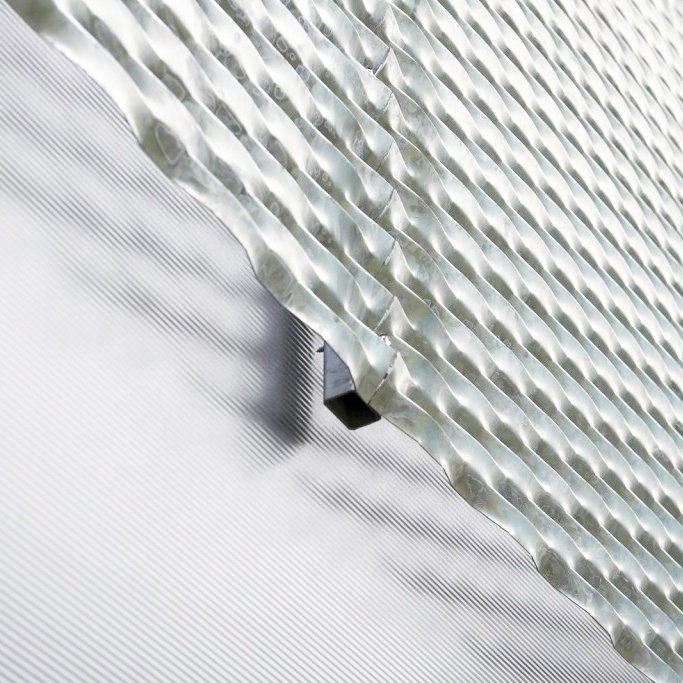 Stainless Steel Wire Mesh Outdoor Wall Screen Panel Decorative Perforated Plain Weave Powder Coated Surface Offering Welding