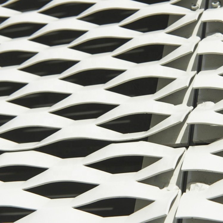 Stainless Steel Wire Mesh Outdoor Wall Screen Panel Decorative Perforated Plain Weave Powder Coated Surface Offering Welding