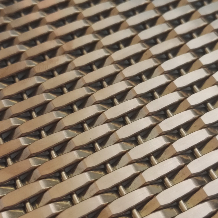 hot sale new design stainless steel wire mesh pattern for elevator cabin decoration of metal panel sheets supply by joya factory
