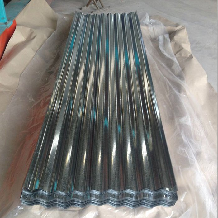 From Shandong Alibaba Pay aluminium roofing sheet/long span galvanized corrugated zinc steel roof price roofing per sheet metal