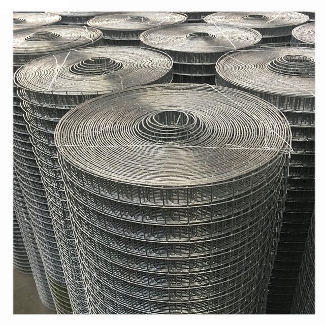 Factory price 8 gauge 2x2 inch wire mesh rust proof hot dip galvanized welded wire mesh roll for fence