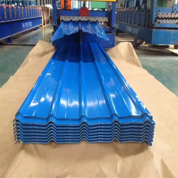 Alibaba Sinosure customized ppgi ppgl prepainted color corrugated steel roofing sheet for factory villa familie