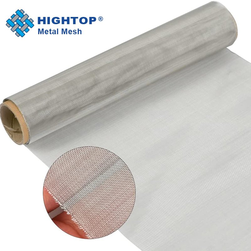 Ultra Fine 5 11 Mesh 1 5 20 40 100 120 200 Micron Ss 304 316 316l Stainless Steel Woven Wire Mesh Screen Rolls For Sand Filter