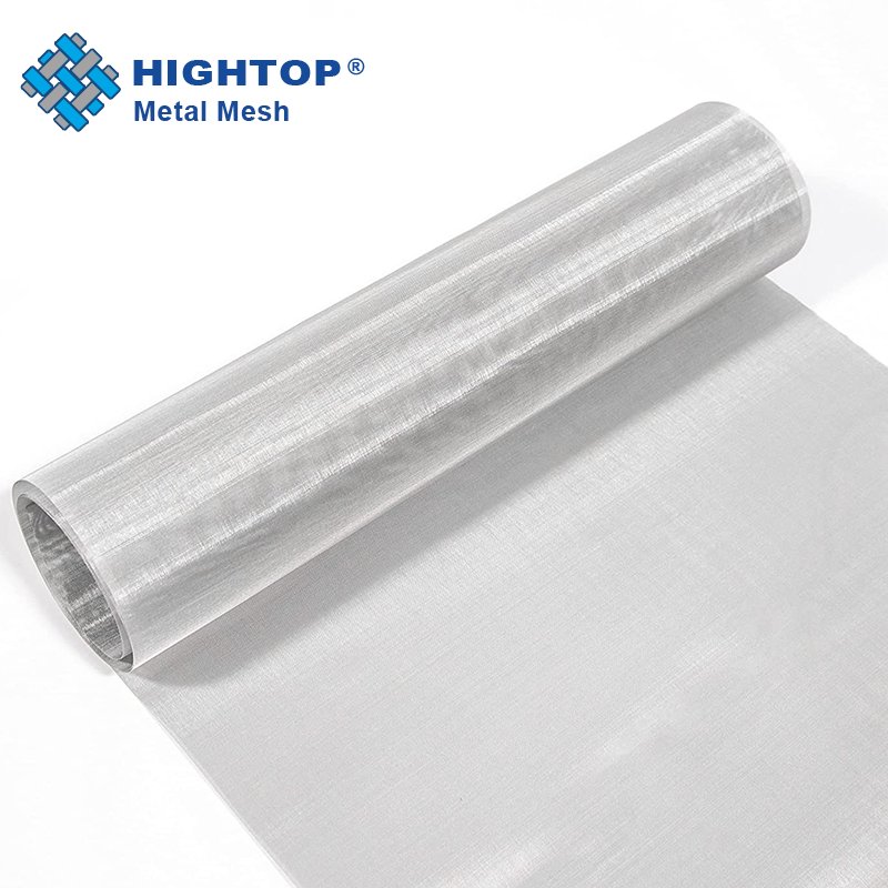 Ultra Fine 5 11 Mesh 1 5 20 40 100 120 200 Micron Ss 304 316 316l Stainless Steel Woven Wire Mesh Screen Rolls For Sand Filter