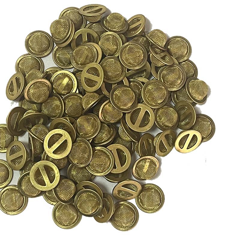 60 80 mesh customizable 12mm 15mm stainless steel wire mesh bowl filter screen China supplier edge filter screen cover brass