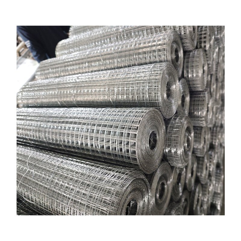 Mesh crimped 304 stainless steel barbed galvanized welded wire mesh roll fencing price per meter