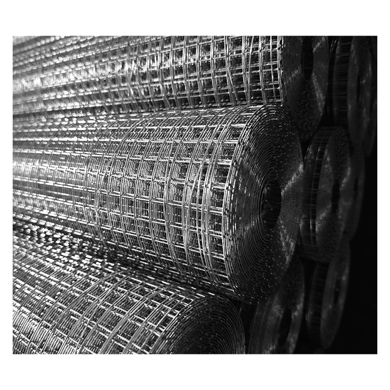 Mesh crimped 304 stainless steel barbed galvanized welded wire mesh roll fencing price per meter