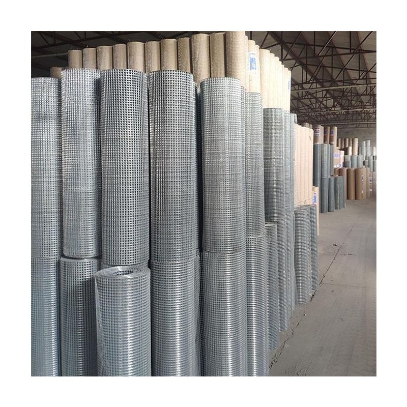 Mesh crimped 304 stainless steel barbed galvanized welded wire mesh roll fencing price per meter