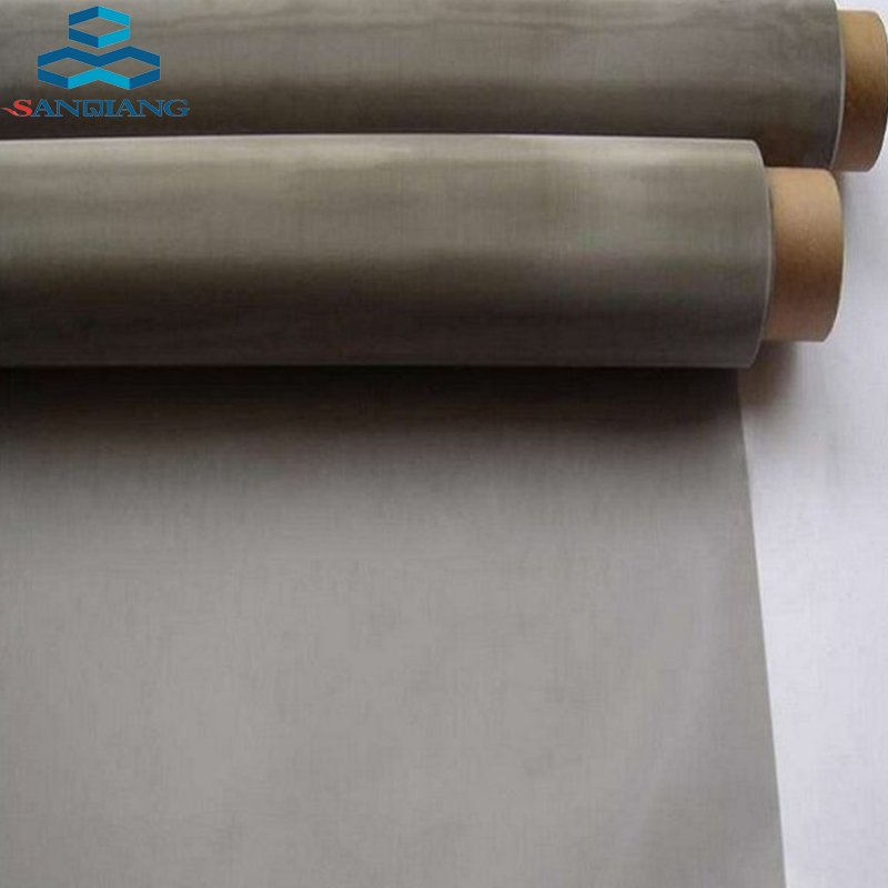 Plain weaving ultra thin stainless steel wire mesh