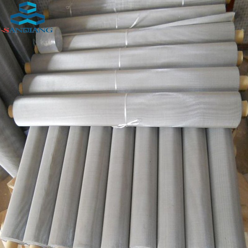Plain weaving ultra thin stainless steel wire mesh