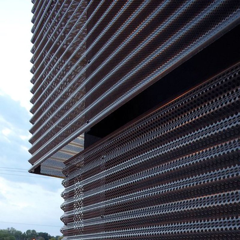 aluminium mesh sheet hexagonal mesh sheet plate round hole mesh slotted aluminum sheet metal perforated panel