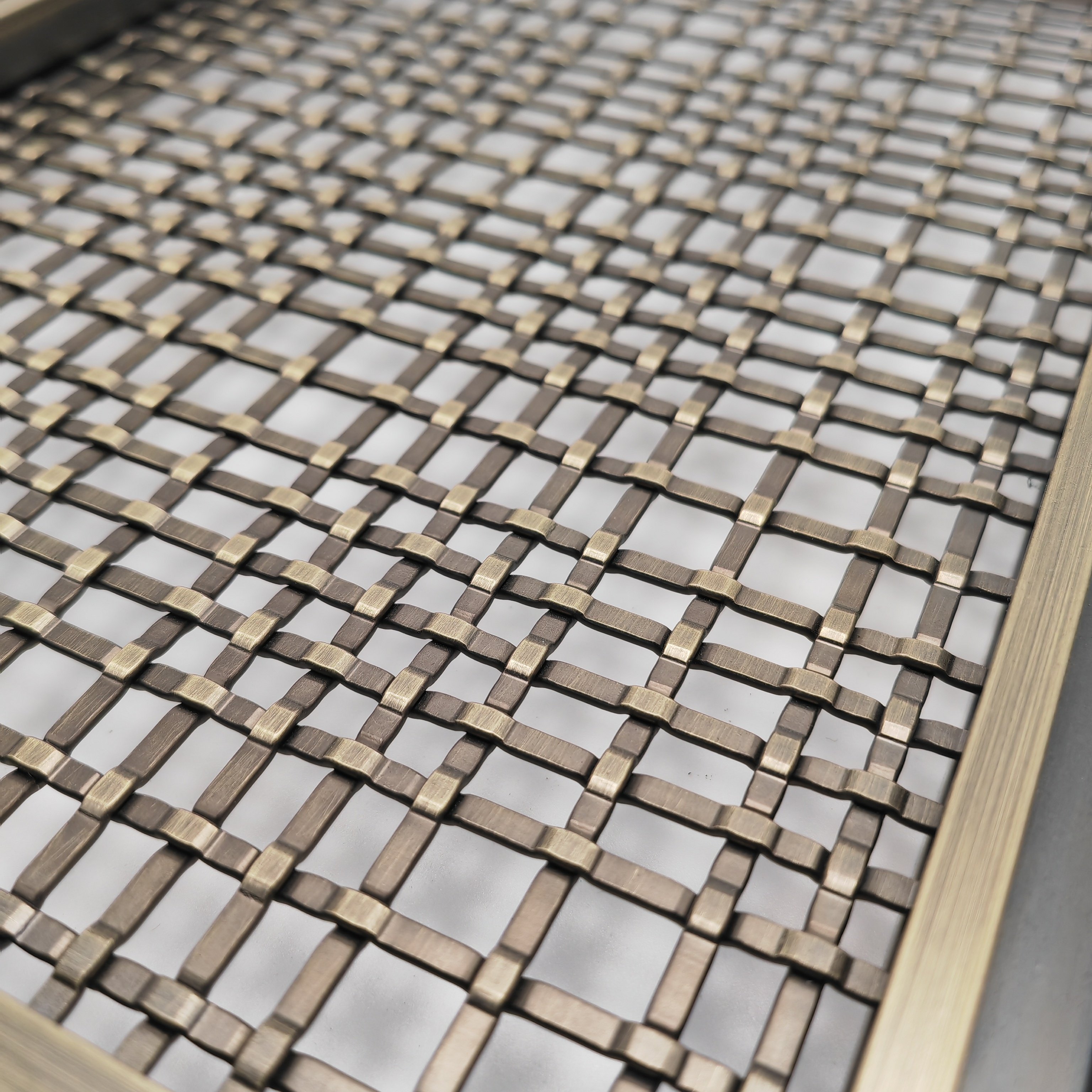 Iron Woven Steel Wire Mesh Metal Mesh Curtain Black Stainless Stainless Steel Wire Mesh