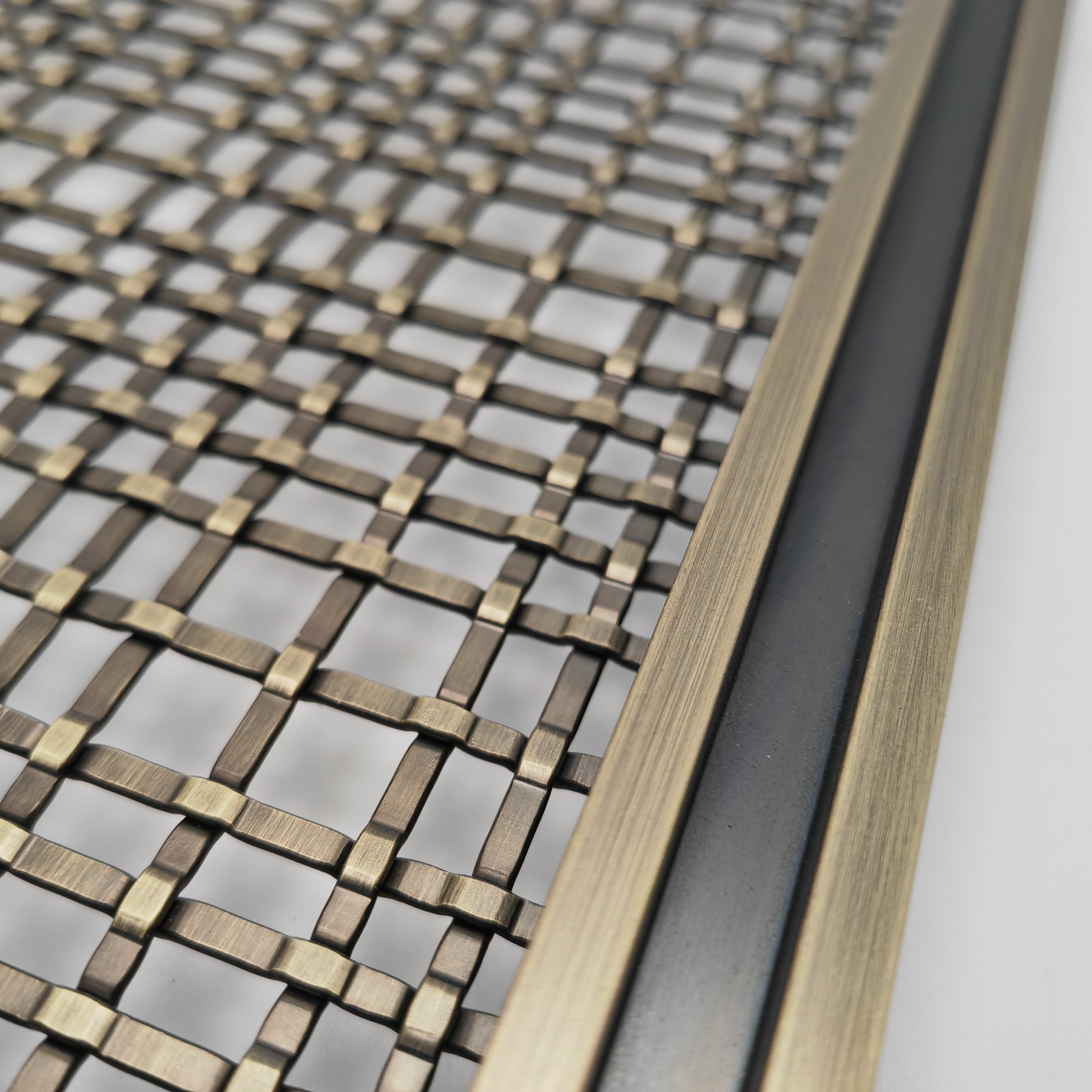 Iron Woven Steel Wire Mesh Metal Mesh Curtain Black Stainless Stainless Steel Wire Mesh