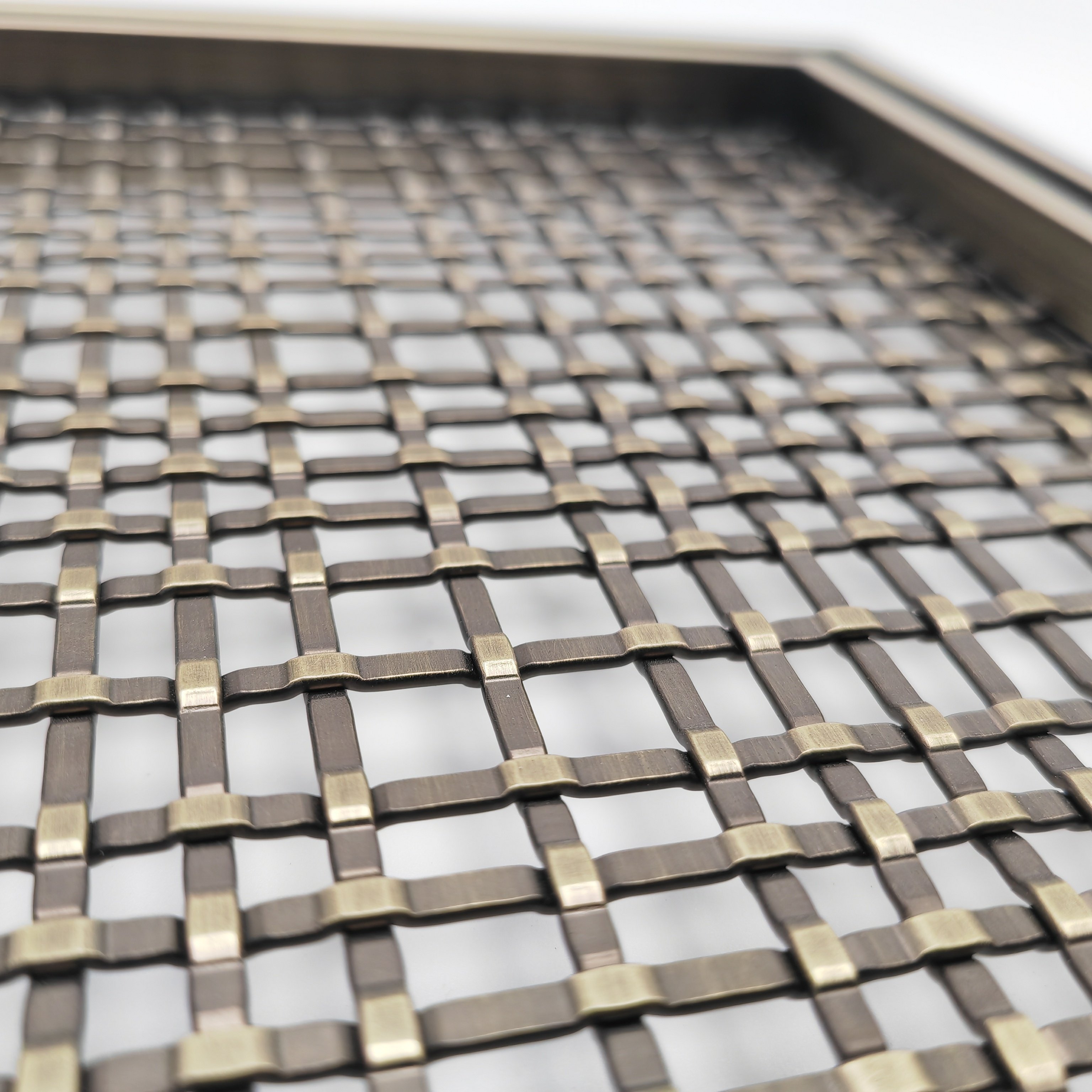 Iron Woven Steel Wire Mesh Metal Mesh Curtain Black Stainless Stainless Steel Wire Mesh