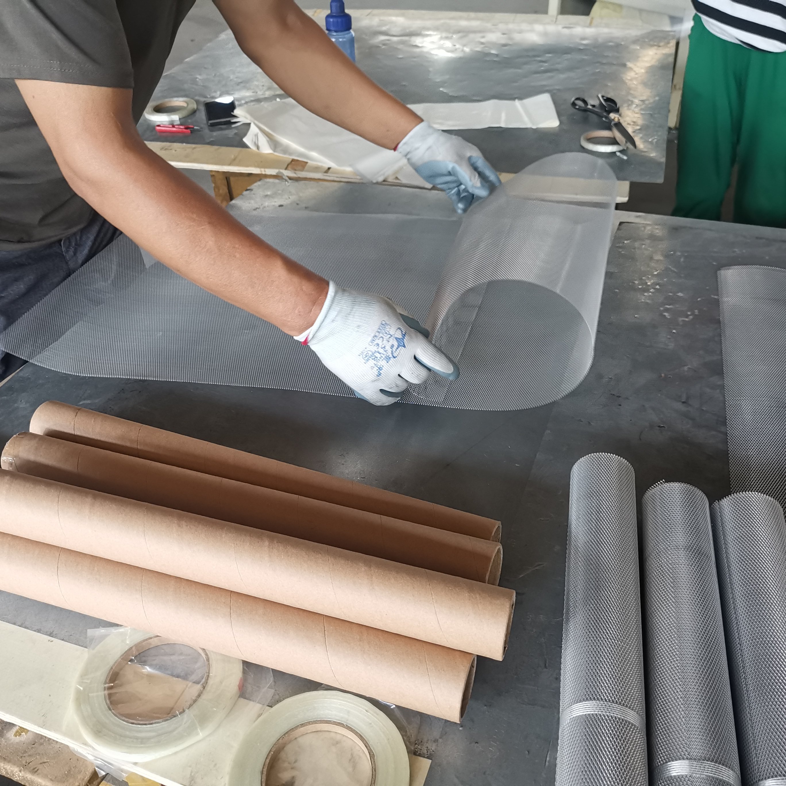 Stractable Polyester Security Window Screen Anti-Theft Mosquito/ Insect Screen Fiberglass Mesh
