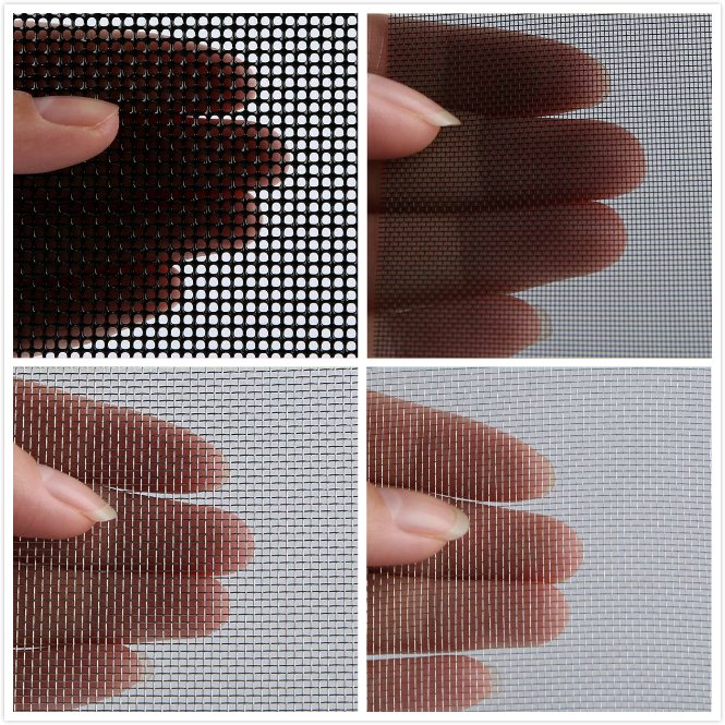 Stractable Polyester Security Window Screen Anti-Theft Mosquito/ Insect Screen Fiberglass Mesh