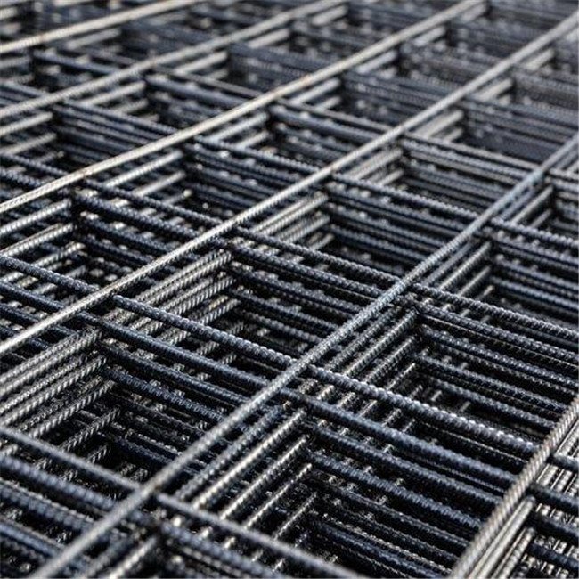 Singapore Standard BRC Reinforcing Welded Wire Mesh Series A4-A12 Black Steel Wire Mesh for Construction Standard Sizes