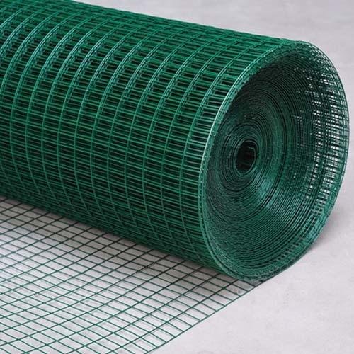PVC coated Green Welded Wire Mesh netting 1" 3/4" 1/2" Fence Mesh DIY Small Rolls 5m 10m Welding Wire Animal Fencing