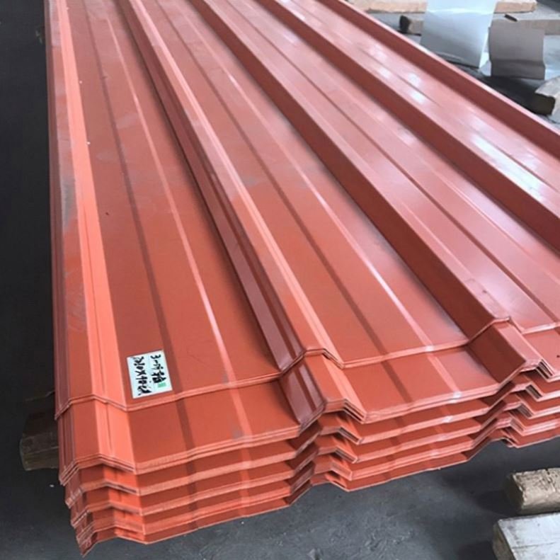 Zinc coated hot rolled 22 gauge corrugated galvanized steel sheet metal roofing price