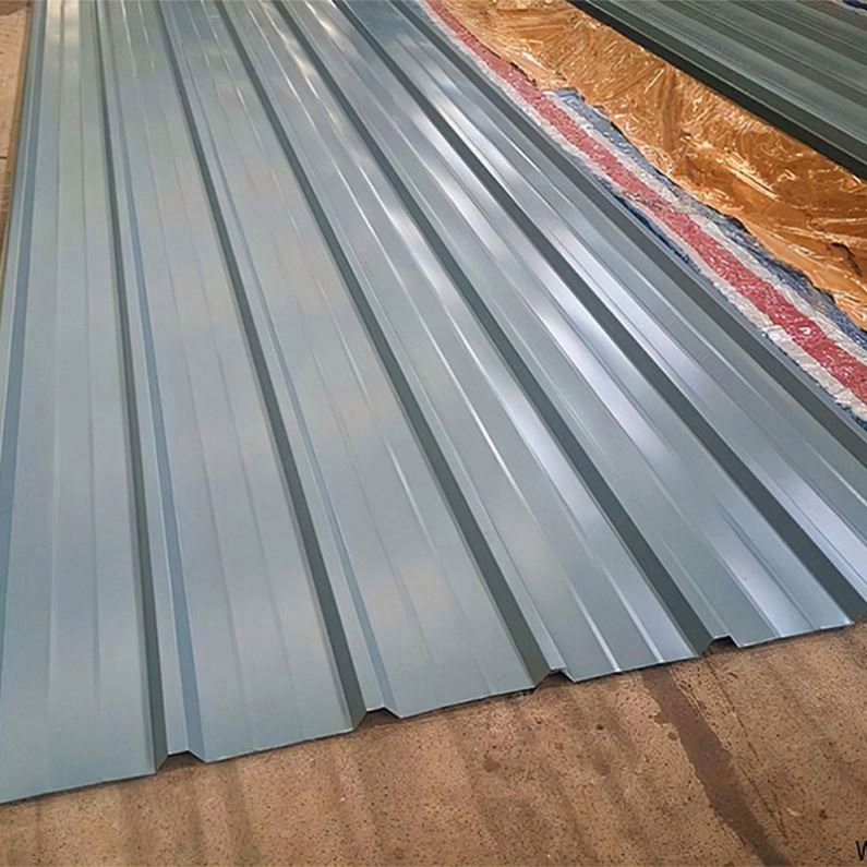 Zinc coated hot rolled 22 gauge corrugated galvanized steel sheet metal roofing price