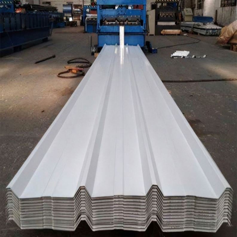 Zinc coated hot rolled 22 gauge corrugated galvanized steel sheet metal roofing price