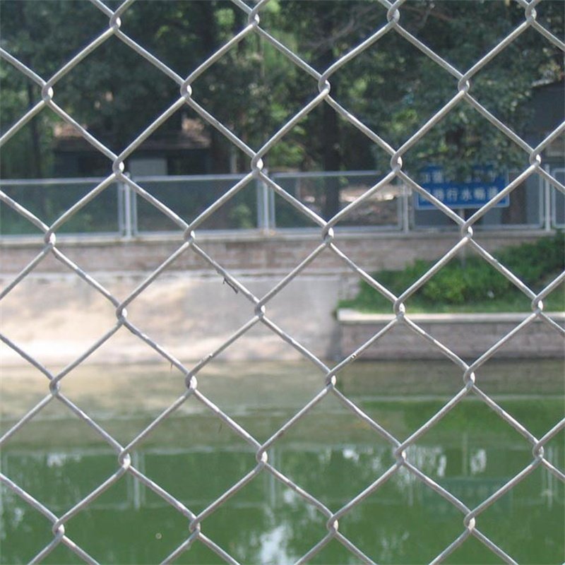 8 FT Industry Chain Link Security Wire Fence Galvanized For Farm /Garden