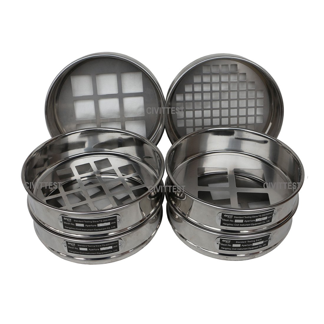Cement Concrete Asphalt aggregate stainless steel screen mesh sieve filter Test Sieve