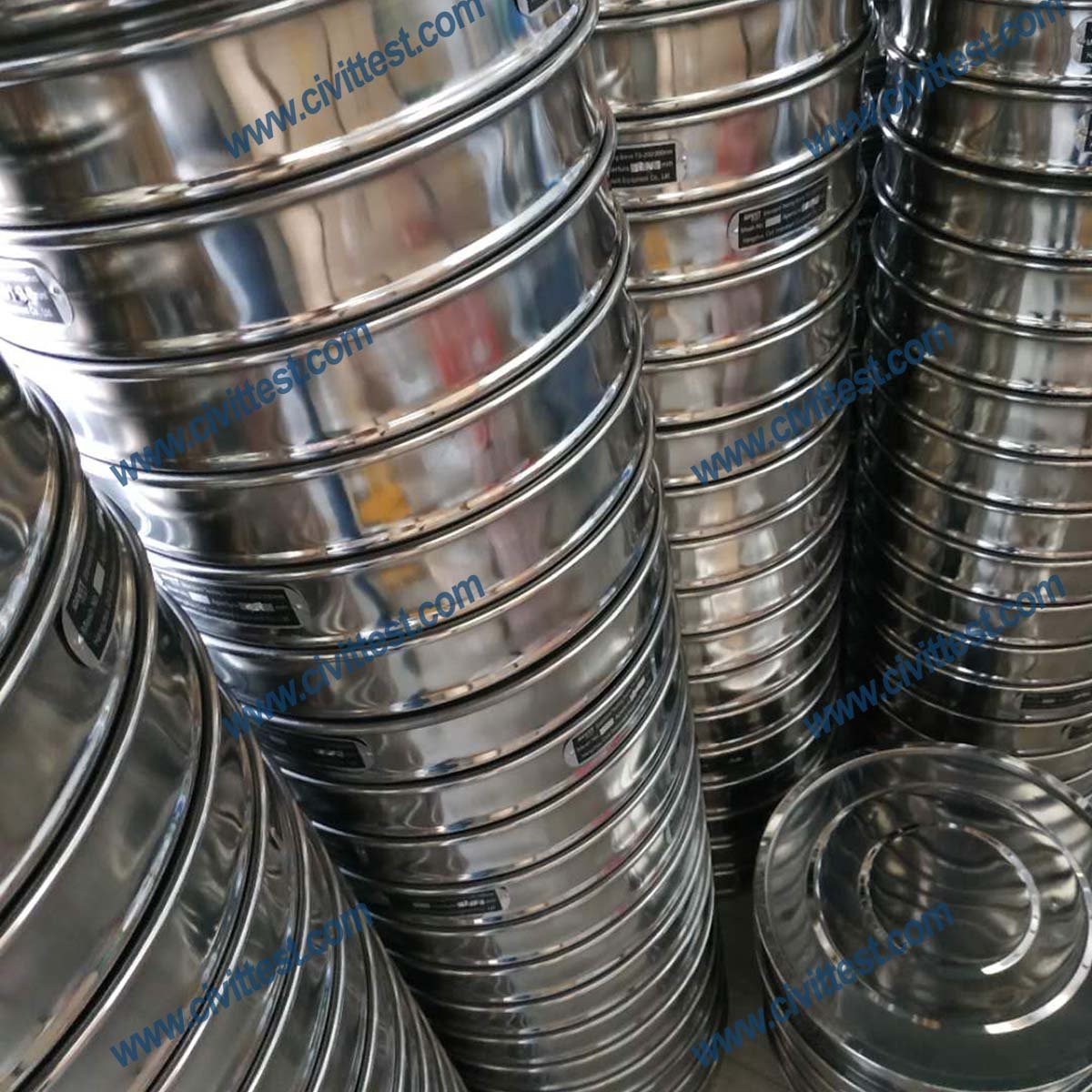 Cement Concrete Asphalt aggregate stainless steel screen mesh sieve filter Test Sieve