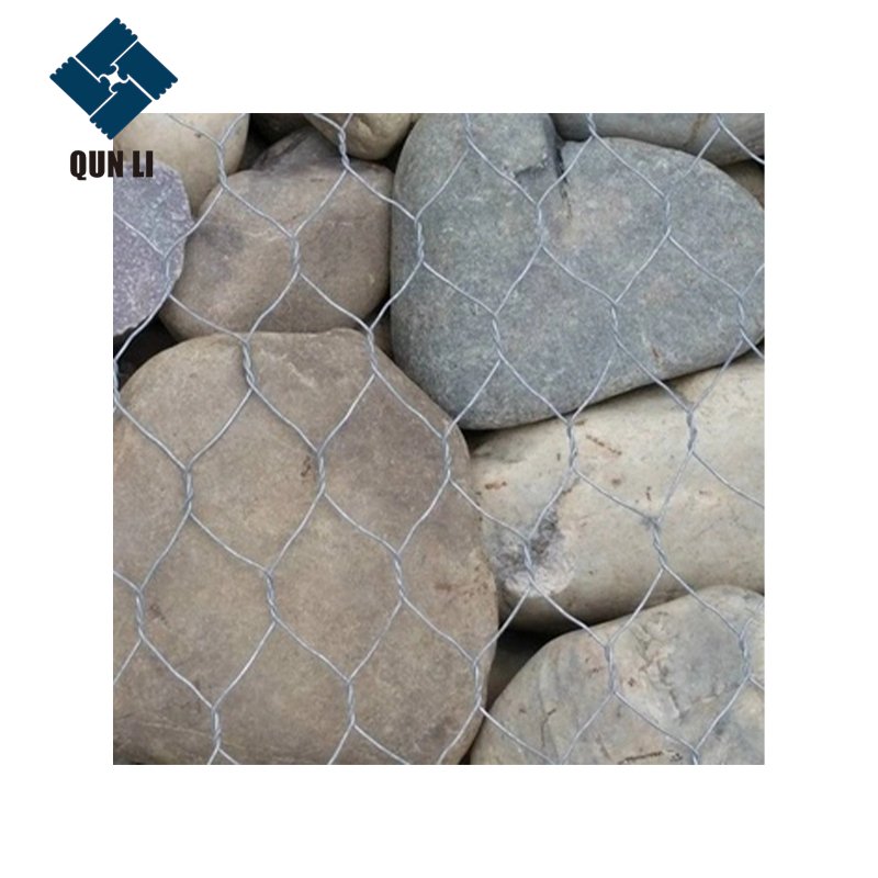 High Quality Multiple Twisted Hexagonally Woven Galvanized Or Pvc Coated Steel Wire Mesh