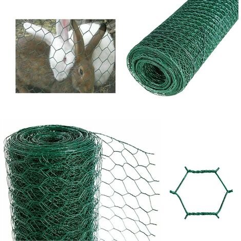 Hot Selling PVC Coated Galvanized Steel Hexagonal Wire Mesh Farm Fence Chickens run Cages Poultry Cages Fish traps