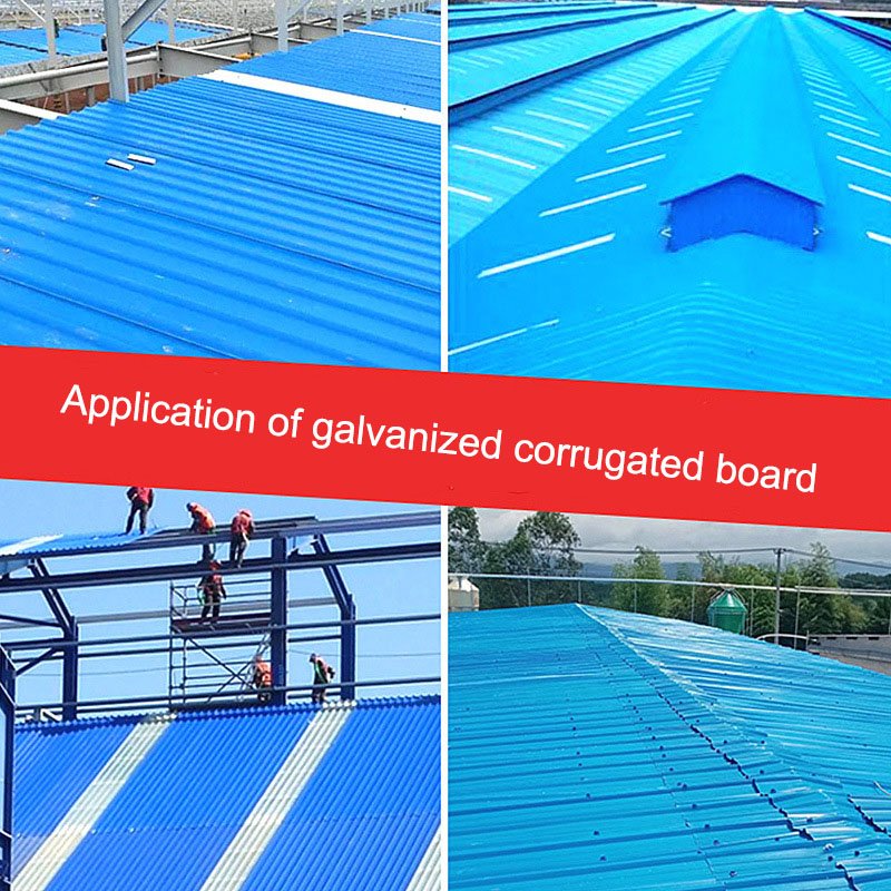 Zinc Galvanized Roofing Sheets decorative building wall garage factory building roof galvanized corrugated board