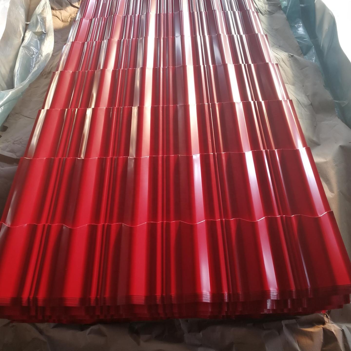 Corrugated Roofing Iron Gi Sheet Thickness Corrugated Galvanized color Roof