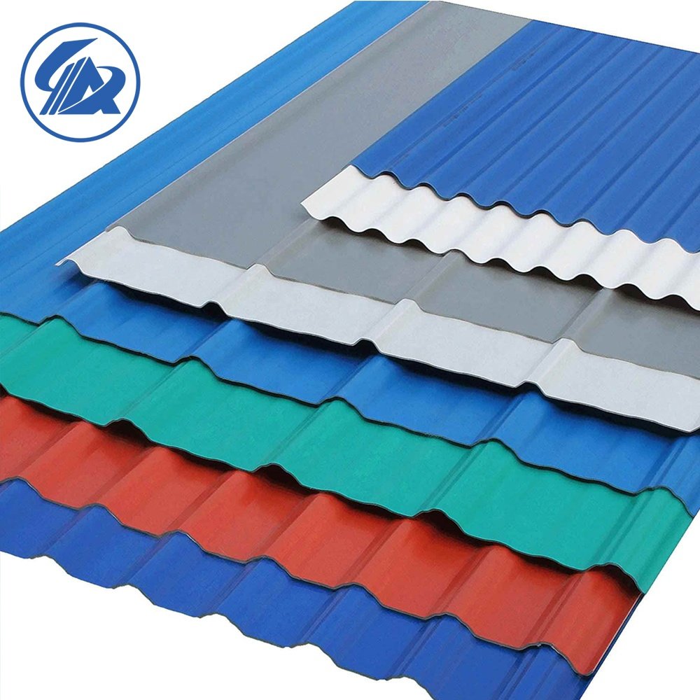 AIYIA SGCC Dx51d SGLCC 0.35mm Hot Dipped Galvanized Corrugated Steel / Iron Roofing Sheets Metal Sheets