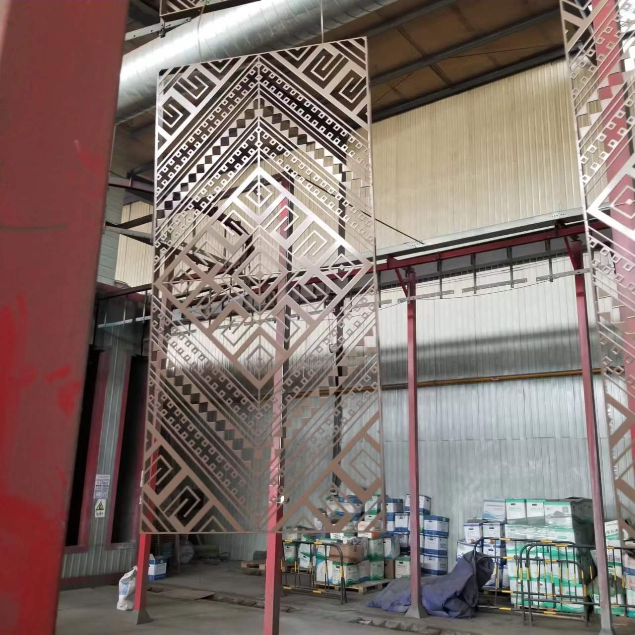 Decorative Aluminum Laser Cut Perforated Metal Sheet for decorative