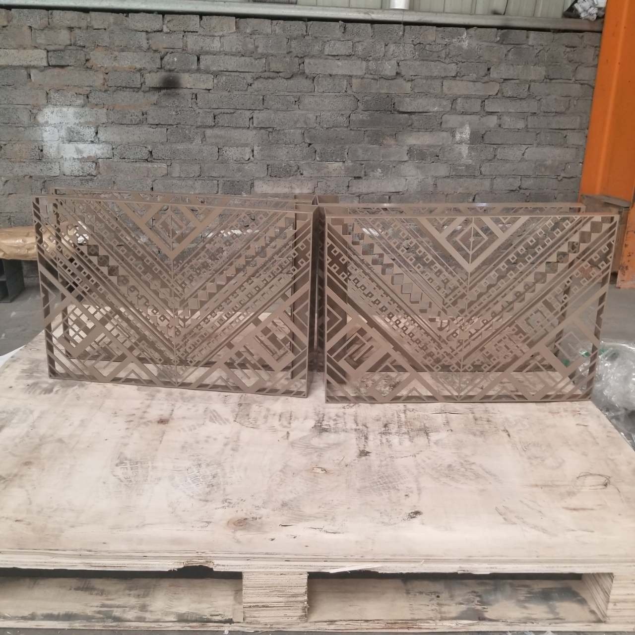 Decorative Aluminum Laser Cut Perforated Metal Sheet for decorative