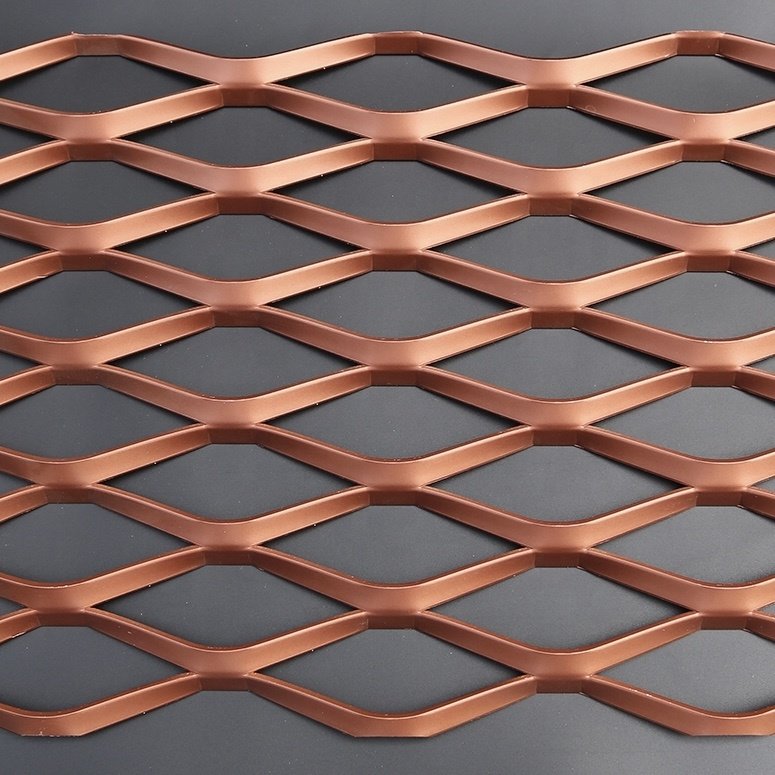 OEM /ODM professional factory paint powder coated Aluminum expanded metal mesh for decoration wire mesh