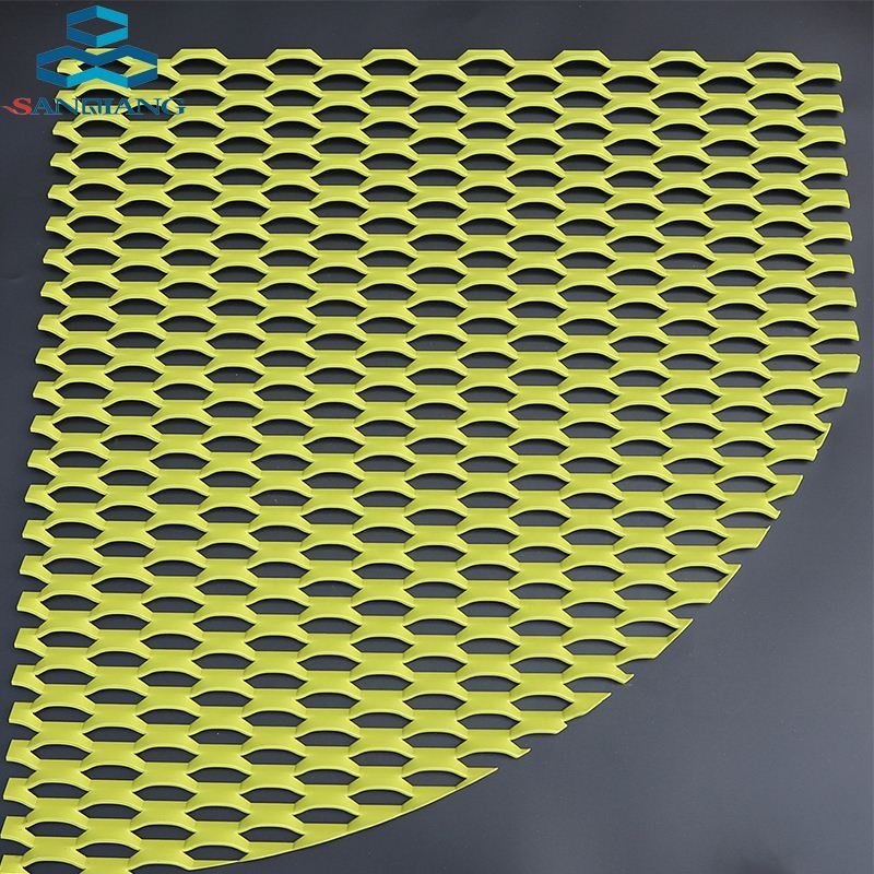 OEM /ODM professional factory paint powder coated Aluminum expanded metal mesh for decoration wire mesh