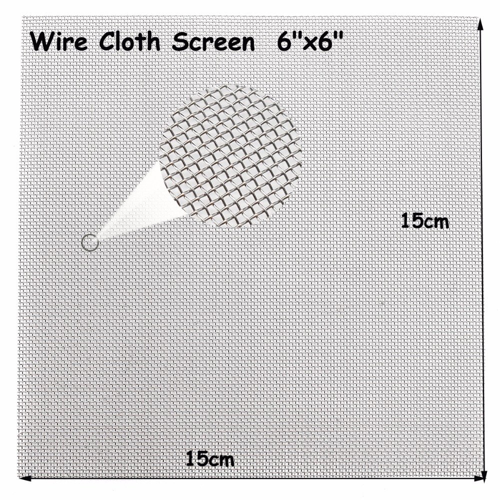 Stainless Steel woven wire mesh, 30cm square sheet