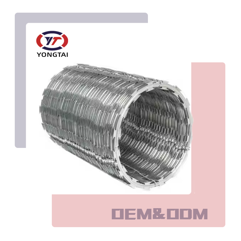 Galvanized Razor Barbed Wire Steel Wire with Electro-Galvanization