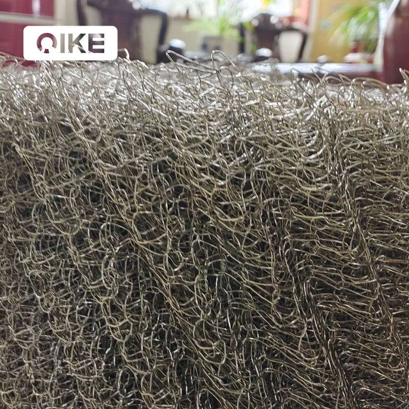 High Quality stainless steel wire mesh Knitted netting SS 304 321 310S Nickel Titanium copper alloy Knitted wire mesh filter