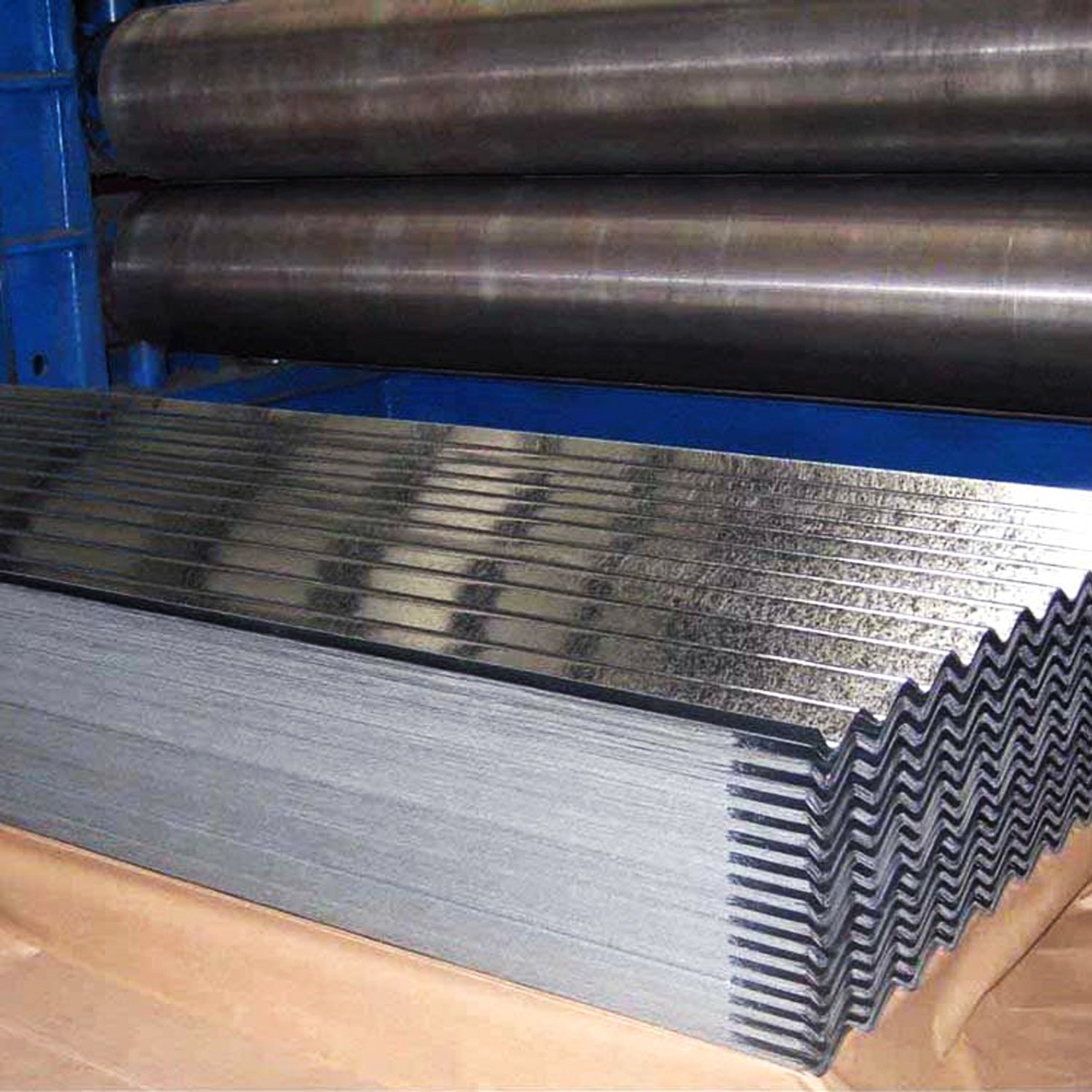 Galvanized Corrugated Steel Sheet Corrugated Roof 0.5mm Zero Spangle Steel Sheets