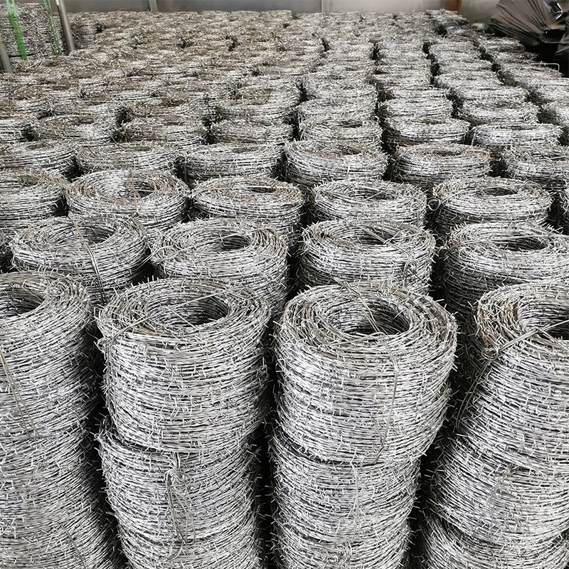 SRXHigh Quality Industrial Twist Barbed Wire Razor Wire Hot Dipped Galvanized Steel for Farm & Garden Security Fence barbed wire