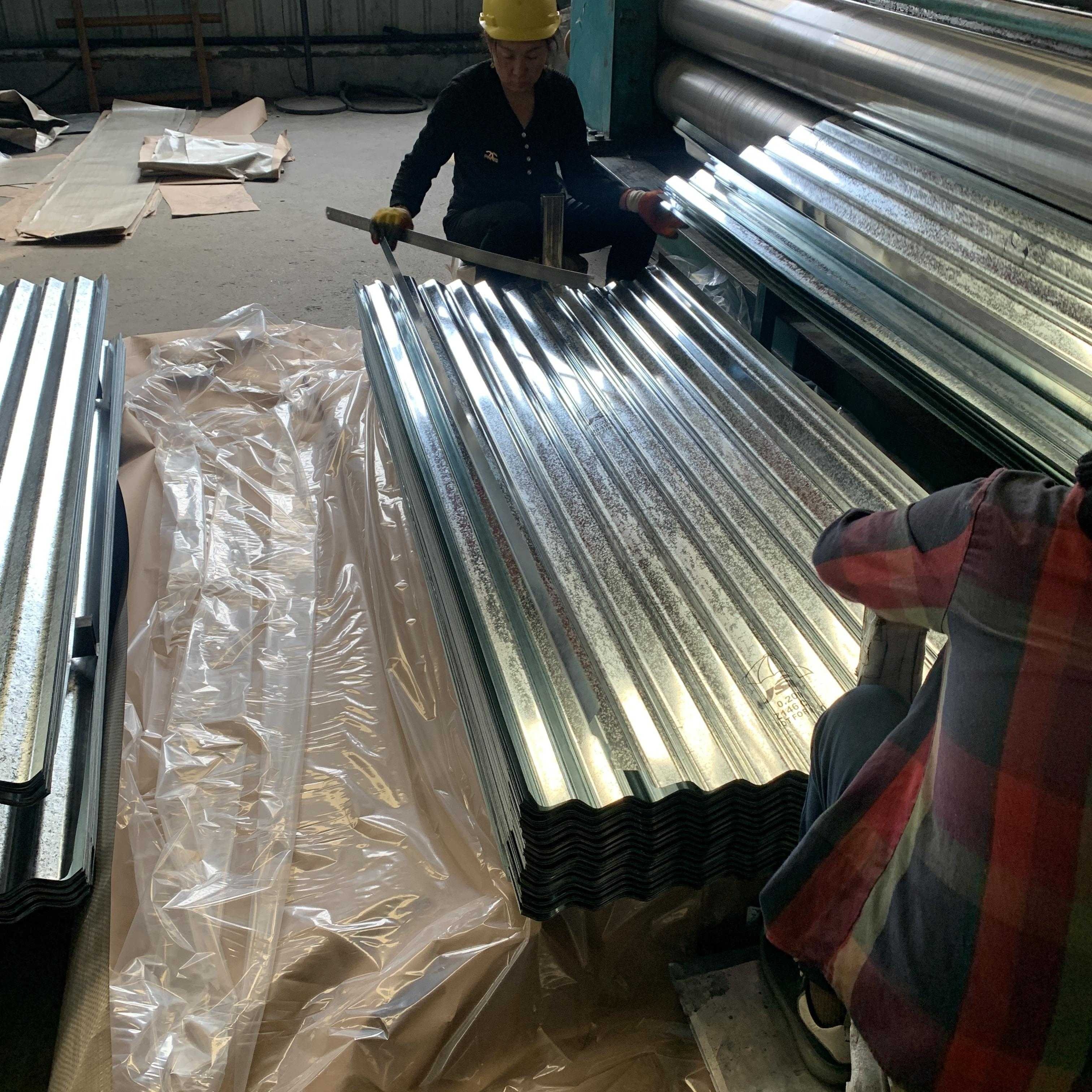 Low Price Z40 Galvanized Roof Sheet Prepainted Corrugated Metal Roofing sheet