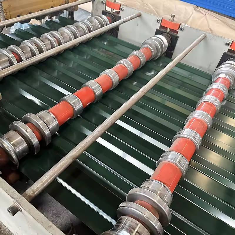 0.3mm Galvanized steel plate corrugated steel roofing sheet blue color price