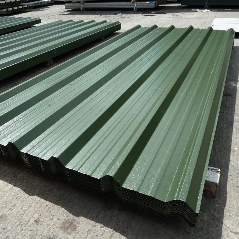 Galvanized Steel Corrugated Roofing Sheet 22 Gauge 0.3mm dx51d z100 Color Coated Plate Corrugated Steel Sheet