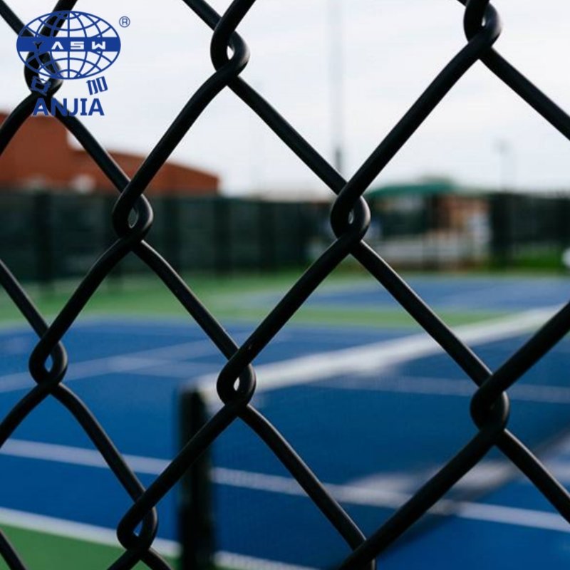 Galvanized PVC Coated Wire Mesh Chain Link Fence