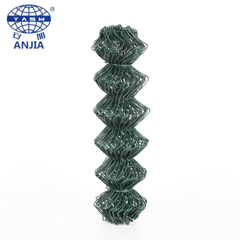 Galvanized PVC Coated Wire Mesh Chain Link Fence