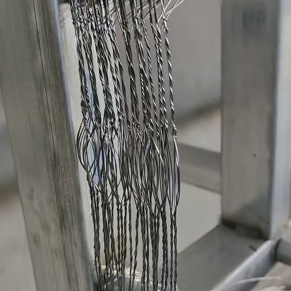 Winding Net Obstacle Low Visibility Mesh Tank Barrier Wire Mesh Security Tank Barrier