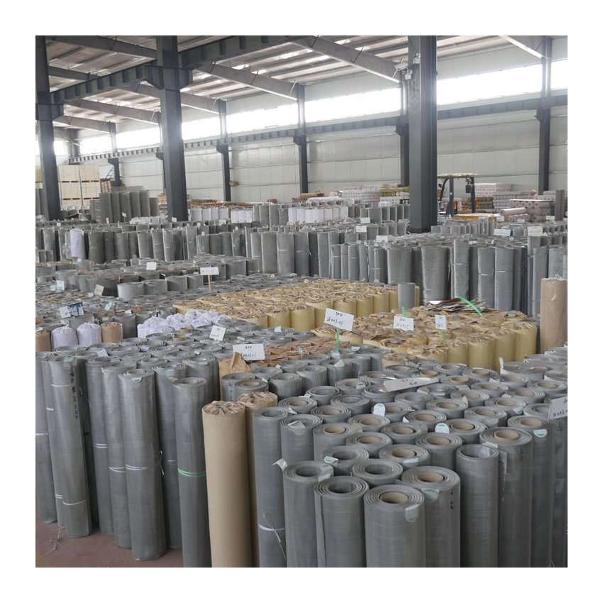 304 316L Stainless Steel Wire Screen Mesh Metal Plain Woven Net 60 80 Micron Weave Filter Mesh